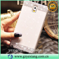 Mobile phone accessories glitter case for Samsung a8 acrylic bling back cover case